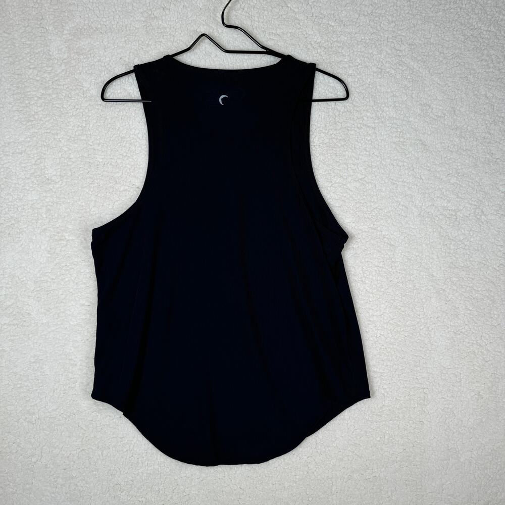 ZYIA Ribbed Tank Top Sleeveless Activewear Casual Fitness Yoga‎ Neutral Workout - Picture 3 of 5